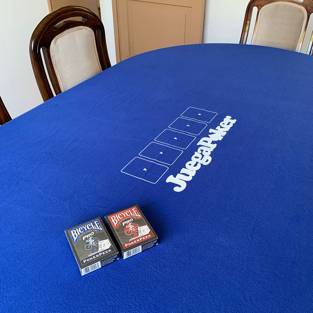 Paño Poker Ovalado 160x110 Estampado